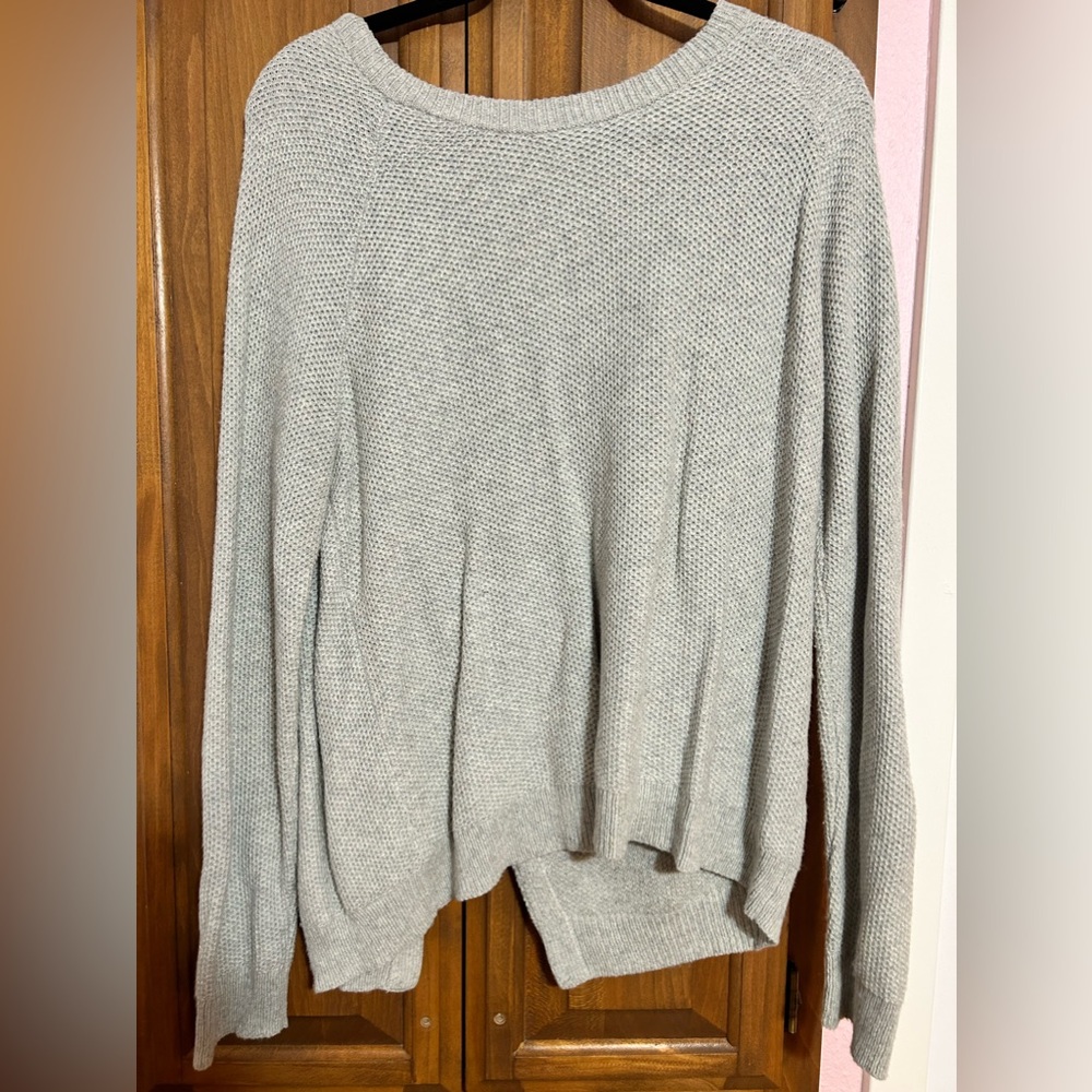 Madewell split back sweater